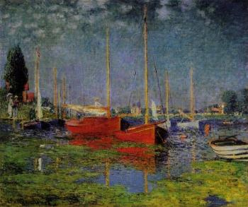 Claude Oscar Monet : Pleasure Boats at Argenteuil
